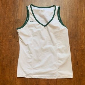 White Nike Sports Top